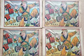 著名连环画家洪斯文 早期连环画作品图片