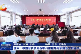国家一级播音员张宏莅临吕梁指导培训播音主持业务图片