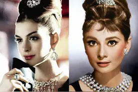 模仿过奥黛丽·赫本的欧美女星：安妮·海瑟薇惊艳！娜塔莉神似？图片