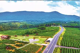 江苏瓦屋山风情道：彩带飘逸图片
