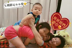 蔡少芬儿子才是“发育过猛”，才7个月大就十分健壮，果然好基因图片