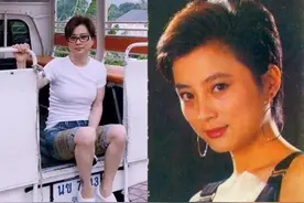 步入中老年的李玲玉容颜不再，但仍穿搭时髦，网友：全靠气场支撑图片