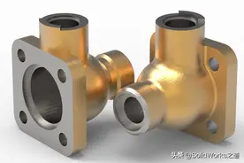 SolidWorks阀体建模，不用旋转切除可以吗？图片