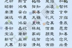这些福气满满的名字，宛如幸运星降临，人生之路无往不利图片