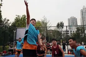 淮南现场：街头篮球，如火如荼图片