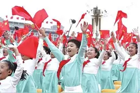 北京市育英学校中学合唱团为党唱响“最美歌声”图片