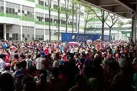 越南工人：加班是意外，罢工是常态，网友：为何中国只有996？图片