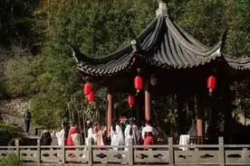 山水相濡，仙袂飘飘~11月首届雪窦山·山水汉服节盛装来袭图片