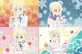 二次元中的“吃货”少女，体型娇小，胃口海量，家里有矿都难养图片