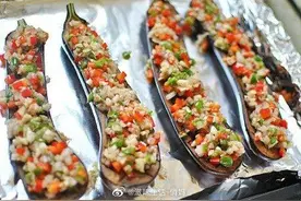 蒜蓉烤茄子，光想想就流口水了，果断学做起来图片