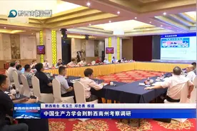 中国生产力学会到黔西南州考察调研图片