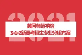 黄冈师范学院2021年3+1+2新高考招生专业分组方案图片