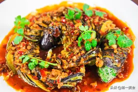 茄子这么做不能错过，拿肉都不换的鱼香茄龙，酸辣适口，口感焦酥图片