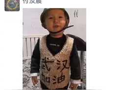 老人羊毛捻成线 为孙子织“武汉加油”毛背心萌化众人心图片
