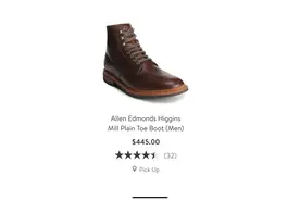 请问：说到工装靴，为什么没有Allen edmonds？图片