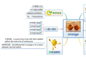 索思英语解码单词（第63个）——orange橘子图片