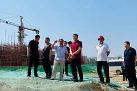 李永辉现场调度菏泽高新区重点项目建设图片