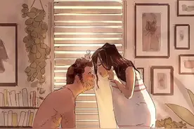 14幅暖心插画告诉我们，一家人在一起，才是稳稳的幸福图片