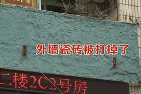 楼下住户打掉楼上外墙瓷砖，谁该为此负责？图片