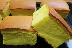 #春季美食大赛#网红古早蛋糕做法：自己在家就能做，细腻绵软图片