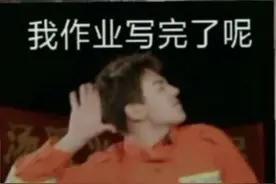 表情包 | 我作业写完了呢！ （尖叫声）图片