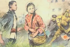 连环画《烽火少年》，绘画吕景富图片