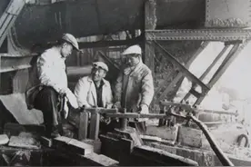 1958年，新中国大炼钢珍贵老照片图片