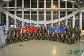 中国第25批赴刚果（金）维和部队第一梯队今日出征图片