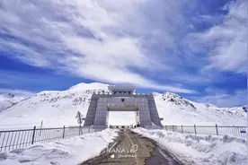 冰雪世界中，最孤独的国门，就要属这个国门了图片