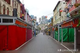 好凄凉！新加坡牛车水这条街，店铺竟然关了一半图片