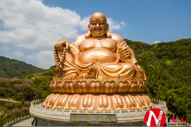 浙江有座1700年历史的金代古庙，建了世界第一的露天弥勒大佛图片