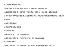 高中政治必修1~4：「主观题」答题模板！灵活运用，轻松拿高分图片