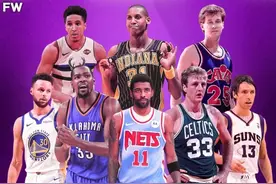 NBA历史上180俱乐部成员：9位球员共享，纳什4次，伯德2次图片