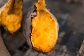 平和焢窑烤地瓜图片