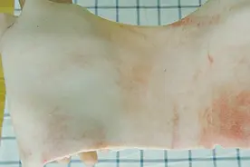 简易煎炸猪油过程图片
