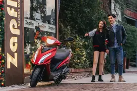 合资125小踏板新对手，光阳新动丽V125上市，售价8680元图片