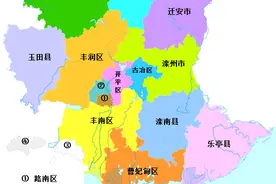 中国最新行政区划——河北省唐山市图片