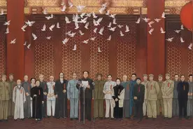 天安门：人民万岁的经典视像图片