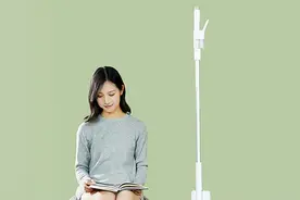 蓝小鱼可收纳喷雾免手洗拖把，爱她就送给她！你们懂得图片