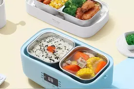能自己加热的便当盒，颜值高、够营养，“蒸煮炖煲”样样精通图片
