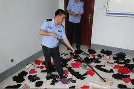 恋内衣癖！一男子喜欢闻女性内衣气味，入室盗窃内衣被判刑图片
