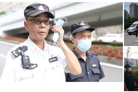 “白衬衫警官”对着监控，哽咽了图片