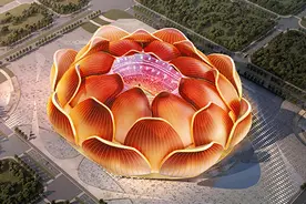 恒大新主场荷花造型一度登上热搜，网友：太过分了图片