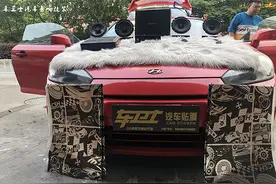 现代酷派喜力士音响升级爱威低音炮图片