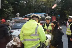 为“你”我愿受冷风吹！云浮交警节前交通整治，查处各类违法1329宗图片