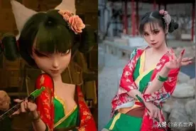 当《白蛇缘起》中主角变成“真人“后，小狐狸变如花，白蛇太迷人图片