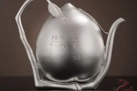 仿清，桃式倒流壶图片