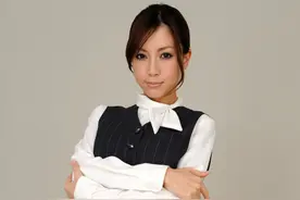 「写真」日本美女制服写真黑色马甲图片