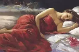 油画中的那些睡美人图片