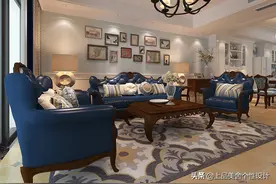 140平米美式田园风格，全开放式厨房真的很方便很实用，值得收藏图片
